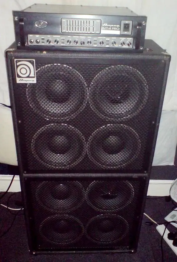 Mój Skromny Set ;)   bass ampega svt 4 8x10