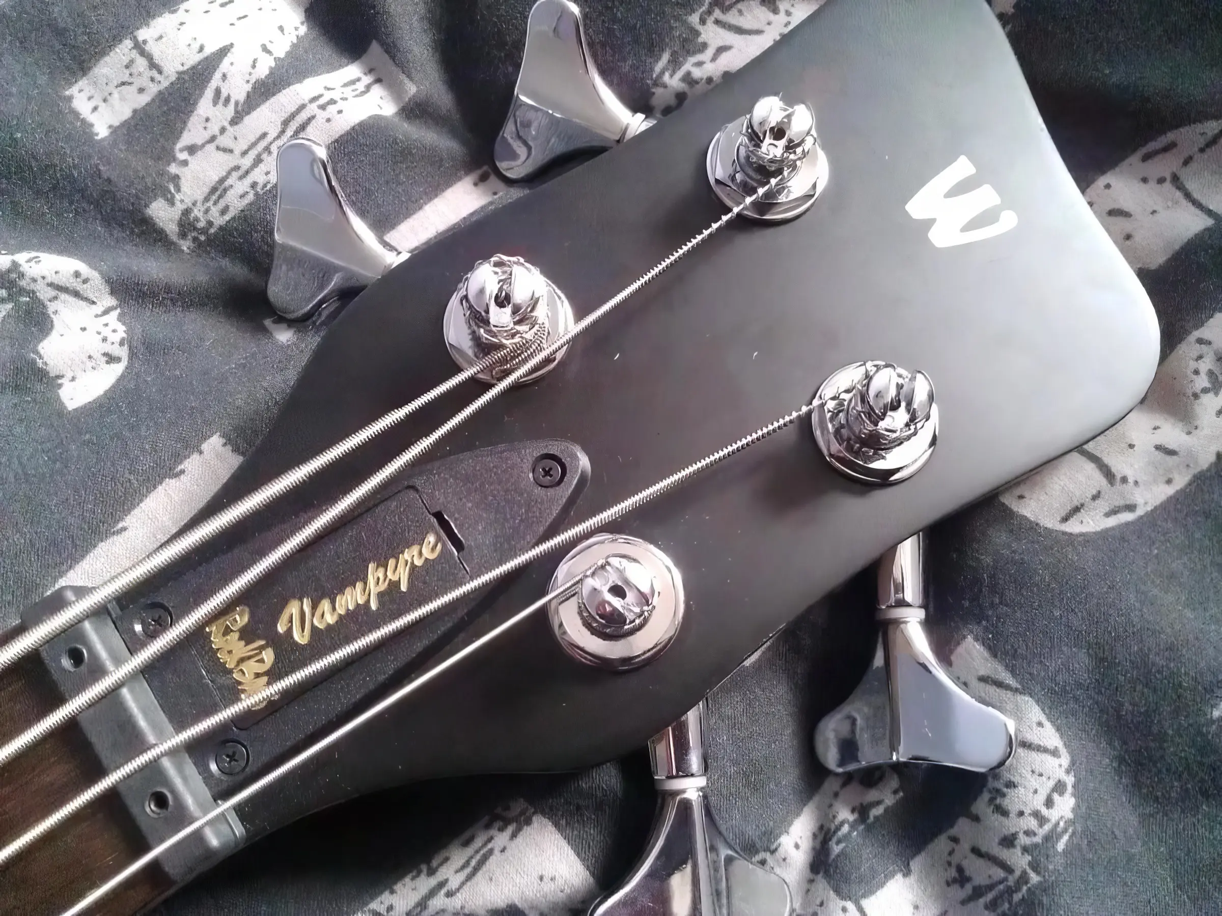 Warwick Vampyre RockBass headstock gitara warwick vampyre rockbass