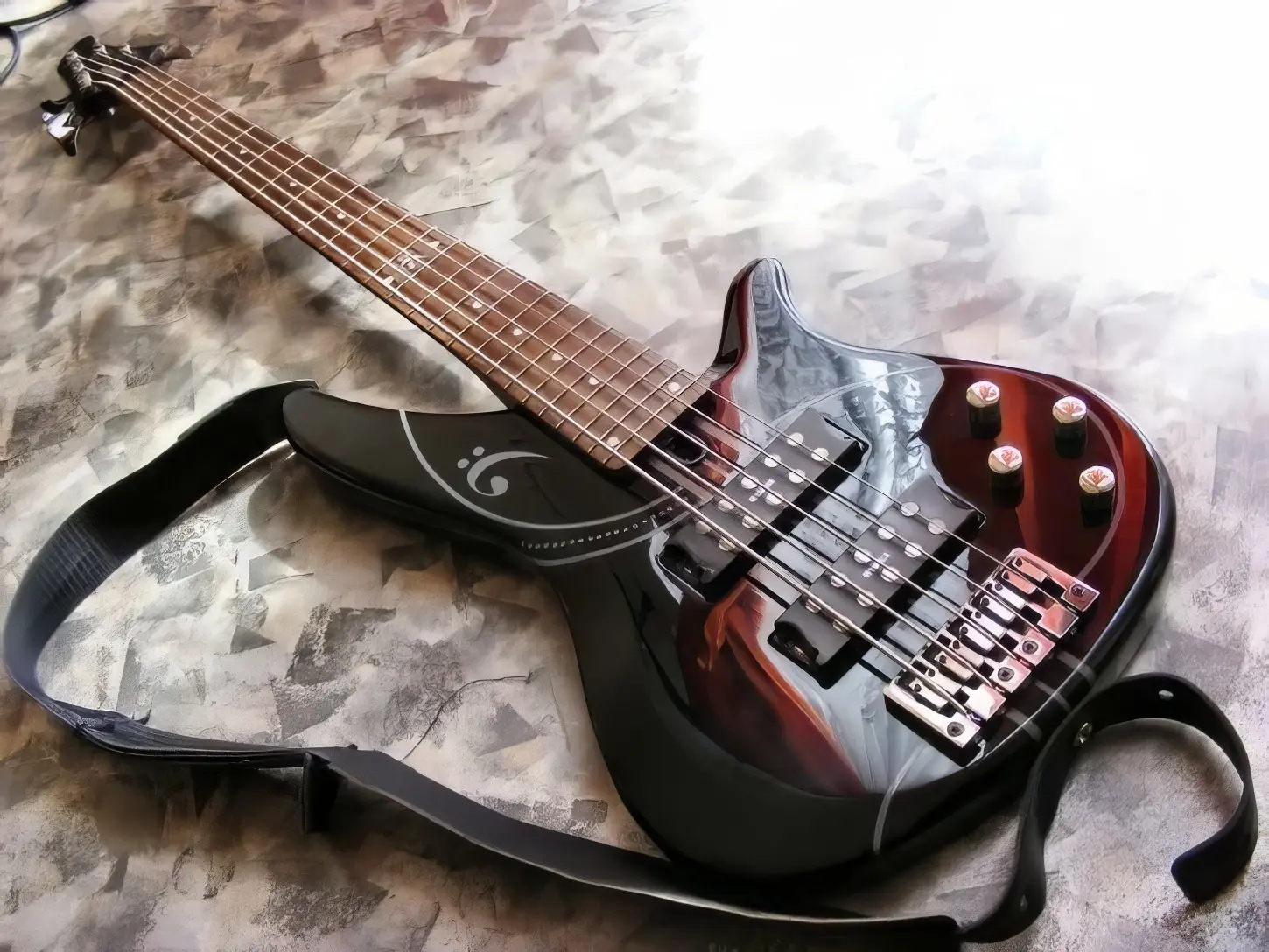 gitara yamaha rbx 375 custom
